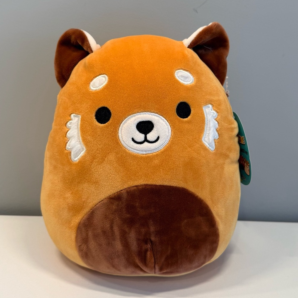 Brand New 8” Seth Squishmallows Tan and Brown Fox Stuffed Animal